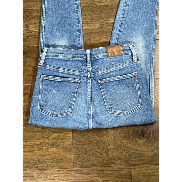 MADEWELL 10" High-Rise Skinny Crop Jeans Sheffield Wash Sz 28 #MC515 EUC - Picture 4 of 8